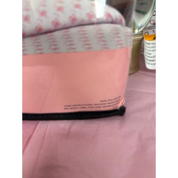 Juicy Couture Pink Bow and Candy Cane Sheet Set, Queen - Picture 6 of 6